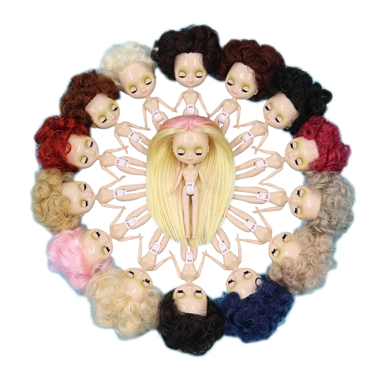 DBS bjd миниатюрная кукла blyth последняя Взрывная головка милая телесного цвета 11 см
