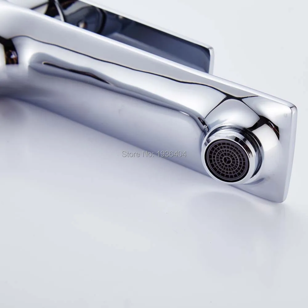 Новый хромированный латунный Смеситель для ванной комнаты с одной ручкой