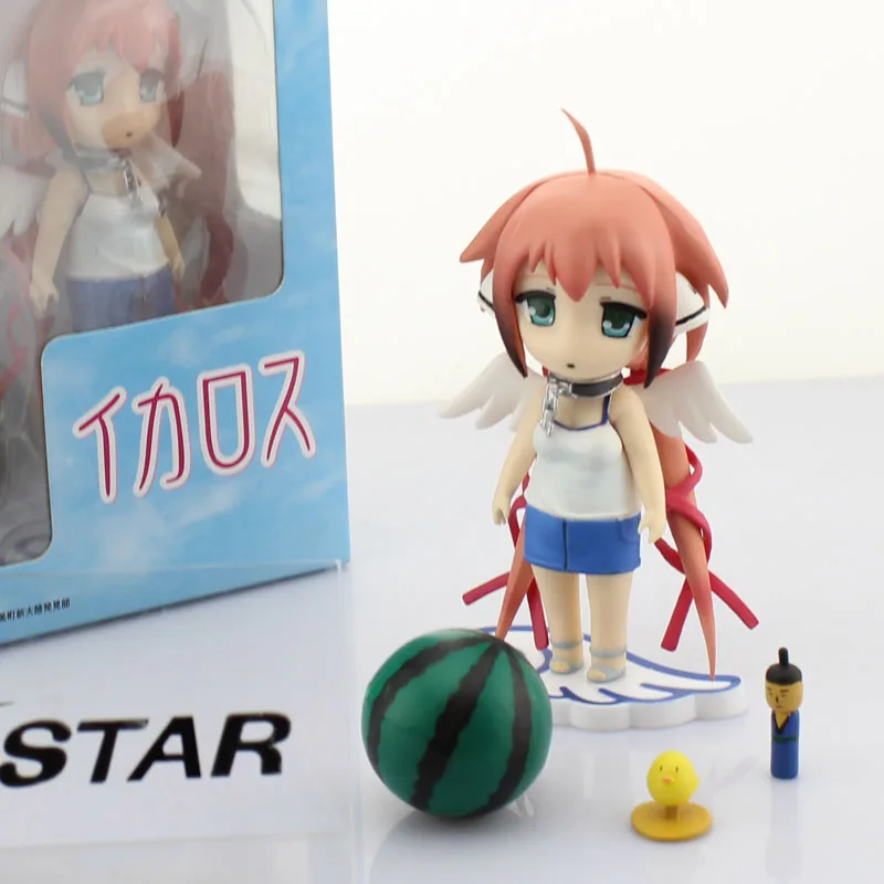 Милый 5 &quotNendoroid небеса Lost аниме свойства Sora no Otoshimono Ikaros в коробке 12 см ПВХ фигурка