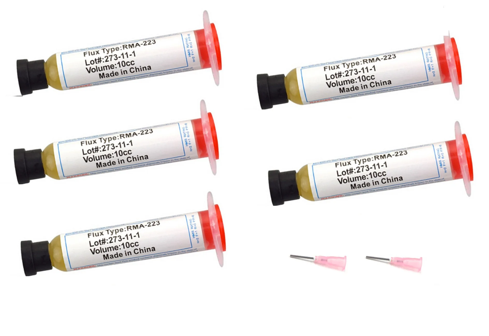 5pcs Нечистая паяльная паста 10cc флюсовая Смазка RMA223 RMA-223 - Цвет: 5pcs