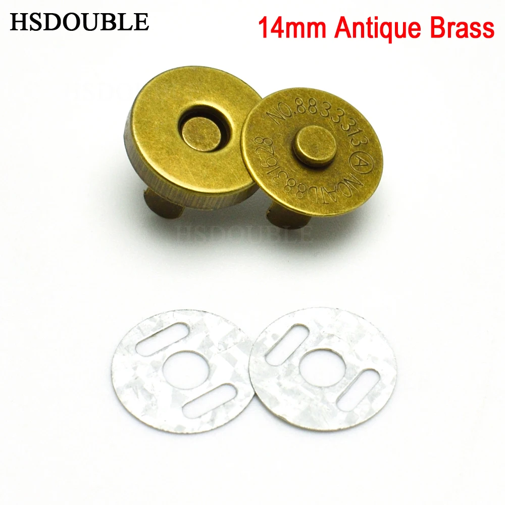 Магнитные застежки для пуговицы сумочка кошелек сумки рукоделия аксессуары 14 мм