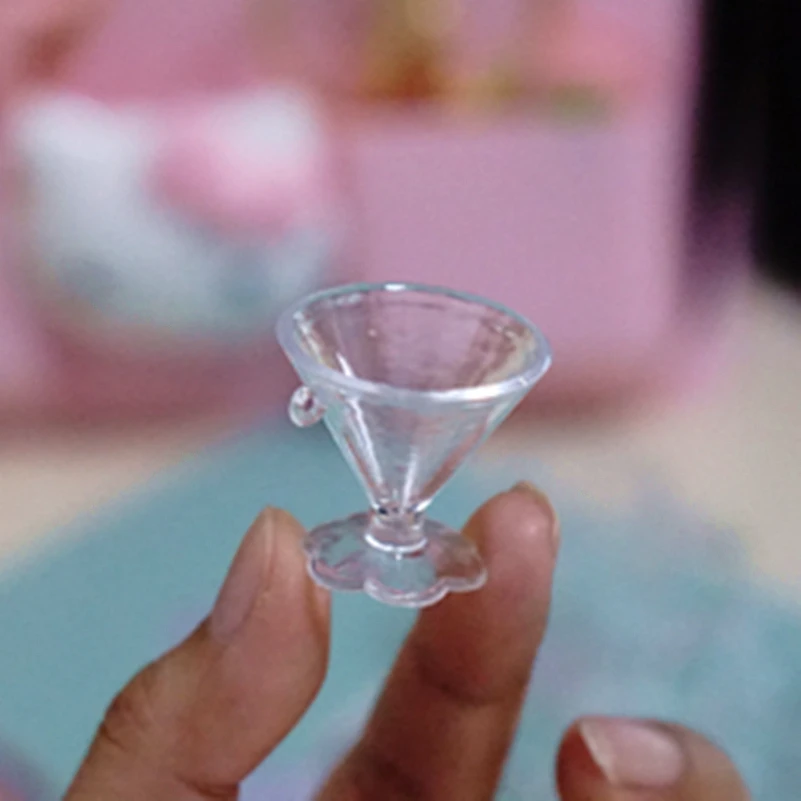 100 шт. оптовая продажа японских Kawaii Deco частей мини чашка прозрачная имитация
