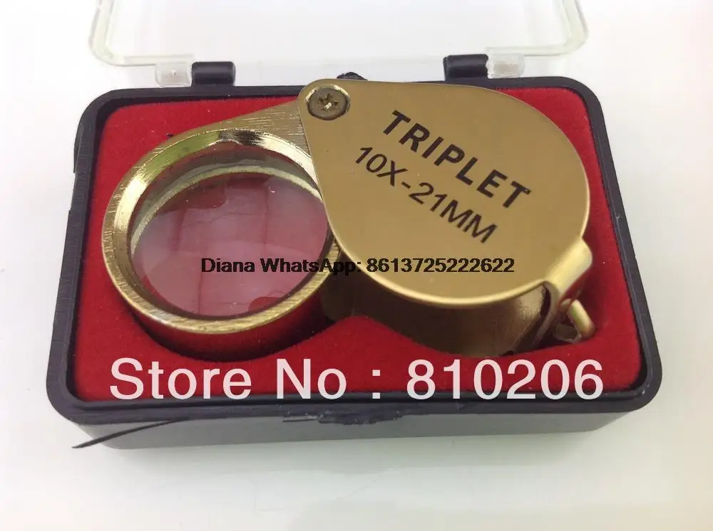 Лупа для драгоценностей 10x21 мм, ювелирные инструменты