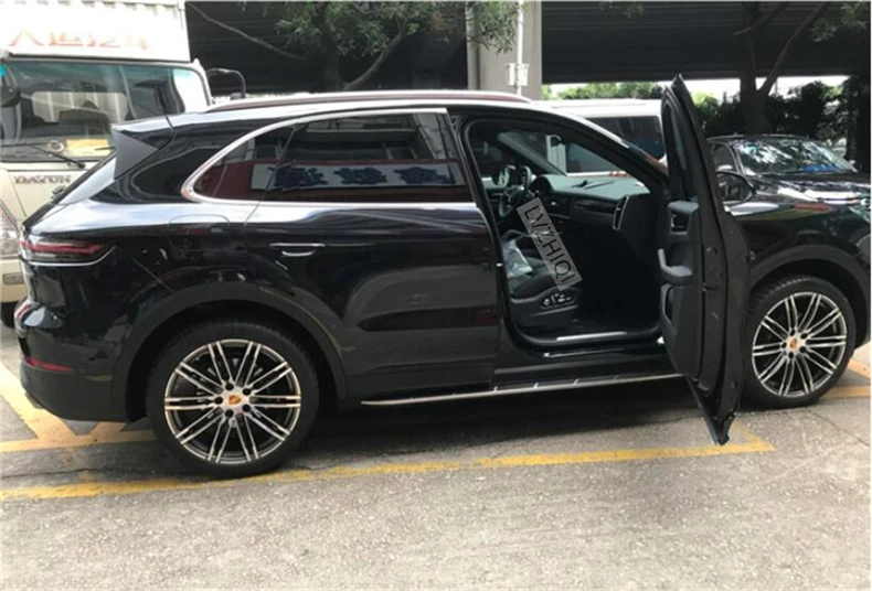 Автомобильные подножки боковые педали для Porsche Cayenne 2018 2019 2020 2021
