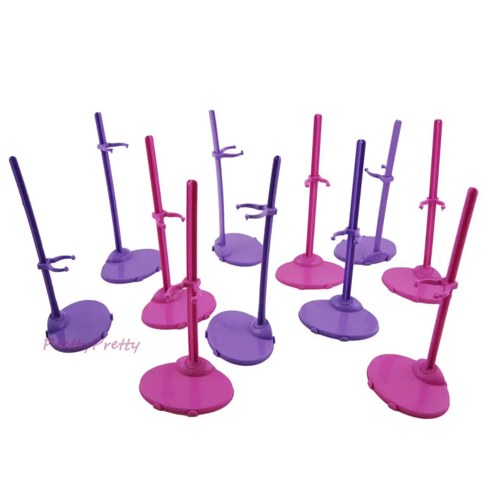 10 шт. подставка для куклы Барби 5 дюймов|doll stand display holder|for barbiedolls accessories |