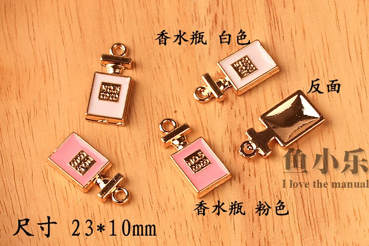 Personalized jewelry accessories diy lips lipstick perfume bottle alloy hair hairpin material oil drop charm | Украшения и