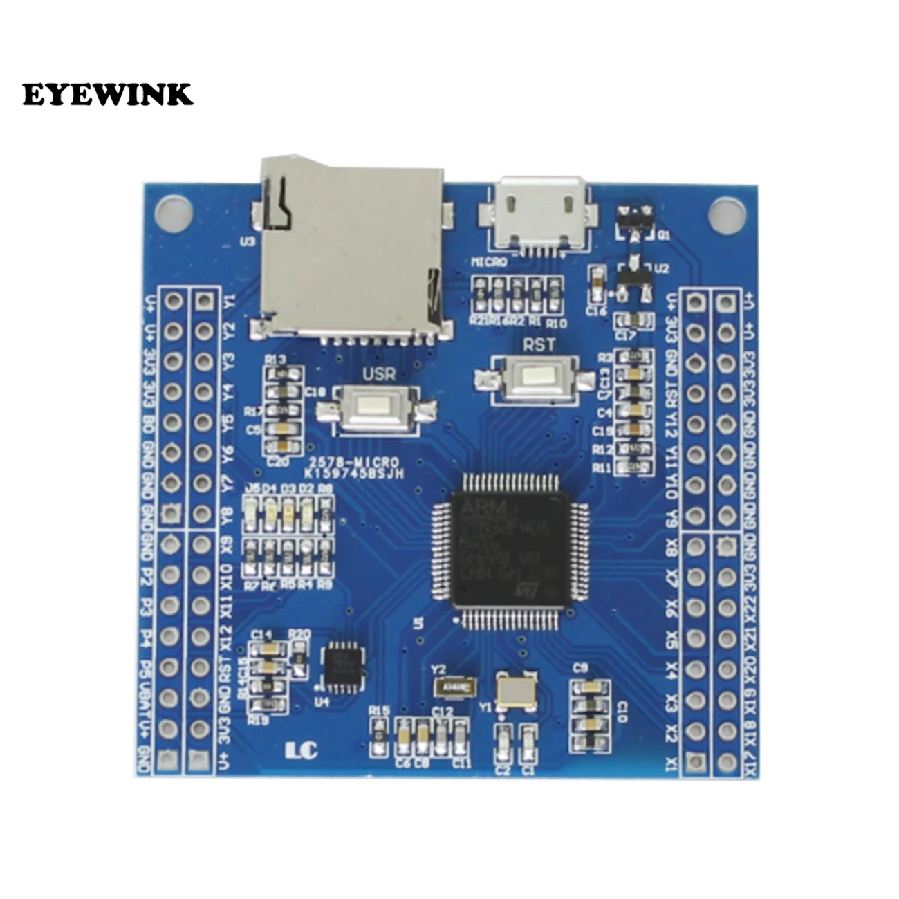 Системная плата STM32 STM32F405RGT6 MCU для макетной платы модуля обучения Pyboard Python STM32F405 с