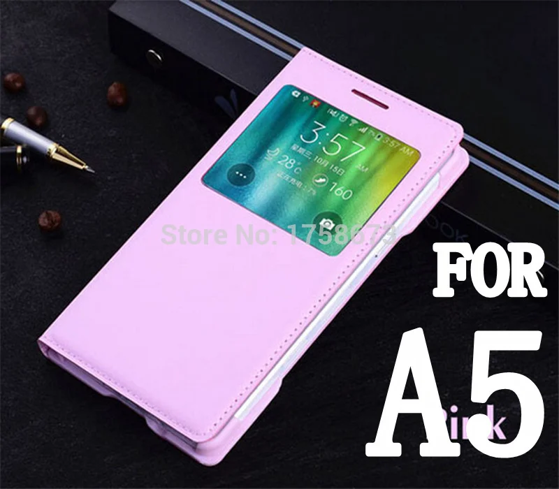 Кожаный чехол книжка с функцией автоматического сна для samsung galaxy A5|cover for galaxy|for