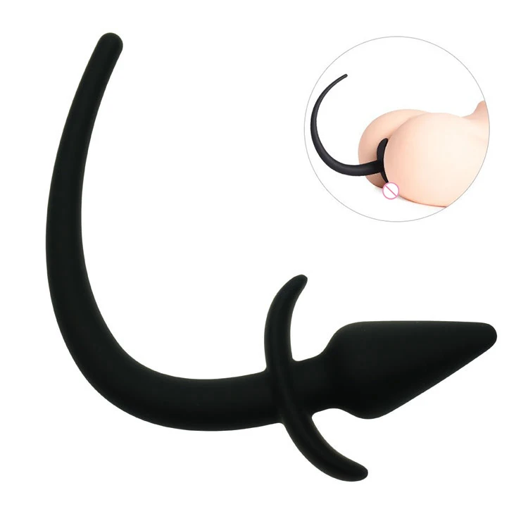 Силиконовая Анальная пробка для собачьего хвоста простаты g точка массажер