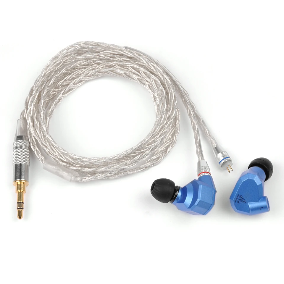 AK плотным верхним ворсом KZ ZS3 ZS5 ZS6 кабель 2pin 0,75 мм обновлен с серебряным покрытием кабель наушников обновления кабель для наушников Наушники KZ ZS4 ZSA ED16
