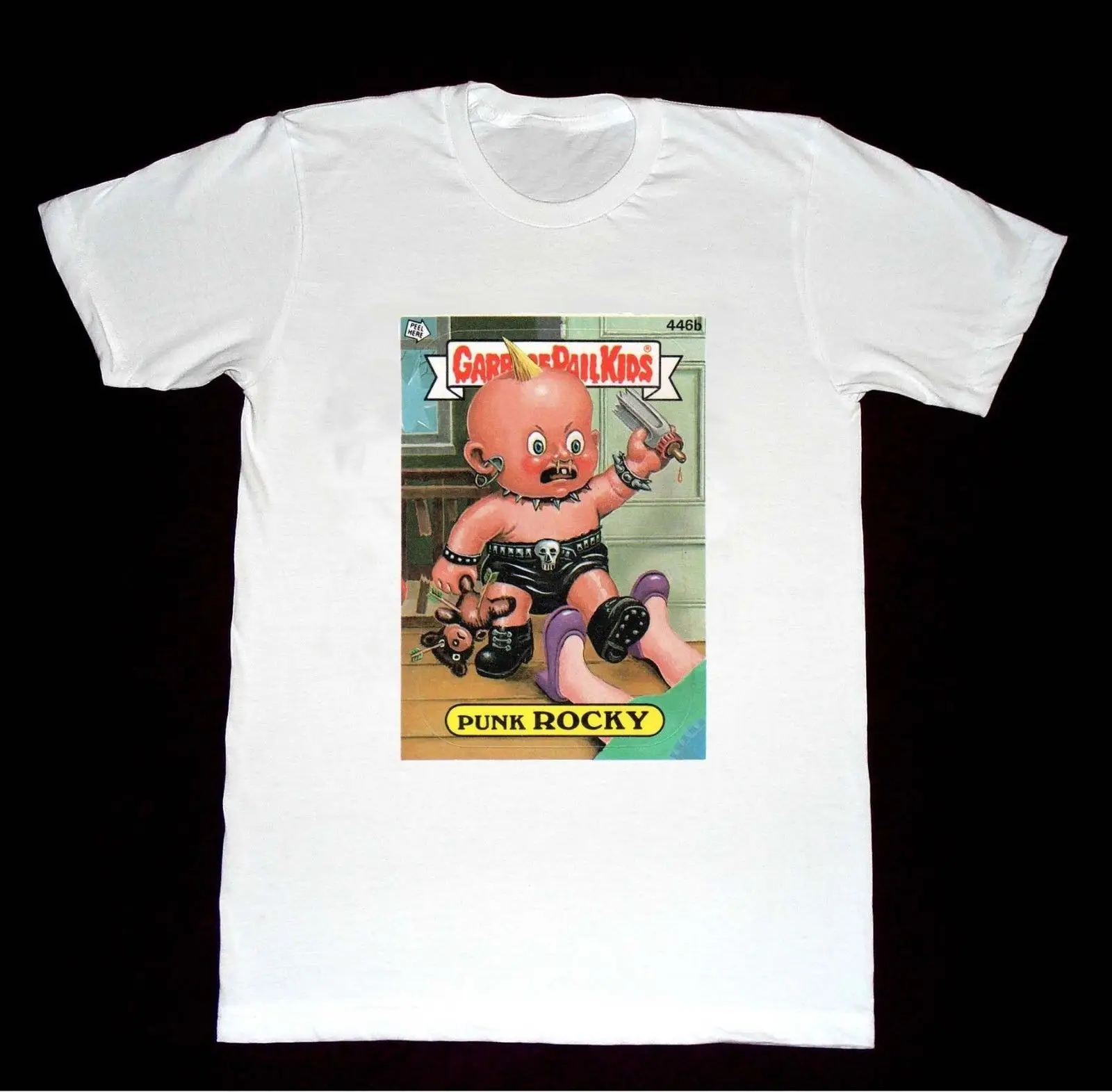 Детская футболка в стиле панк с Рокки для мусора 36 удобные футболки рисунками