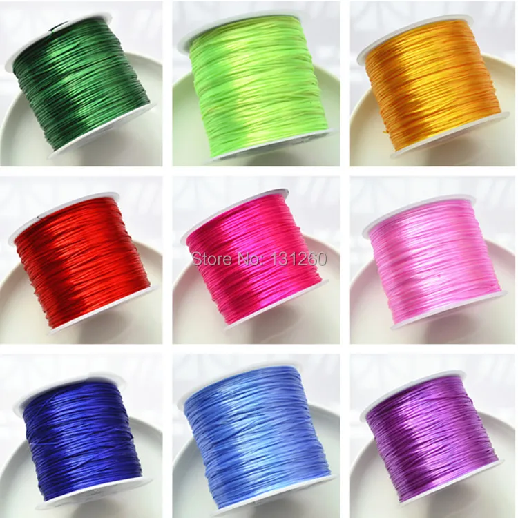 

1PC 65M New Hot Stretchy Clear Beads Crystal String Elastic Jewelry Socks Knit Wire
