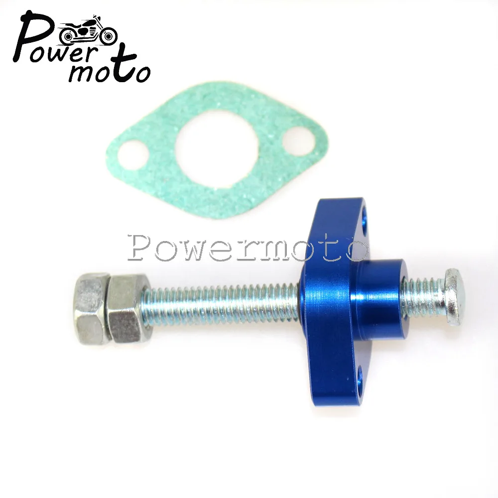 

CNC Aluminum Cam Timing Chain Tensioners Blue Motorcycle CRUT For Kawasaki VN 750 1500 1600 ZX 900 1000 KZ EN ER Vulcan