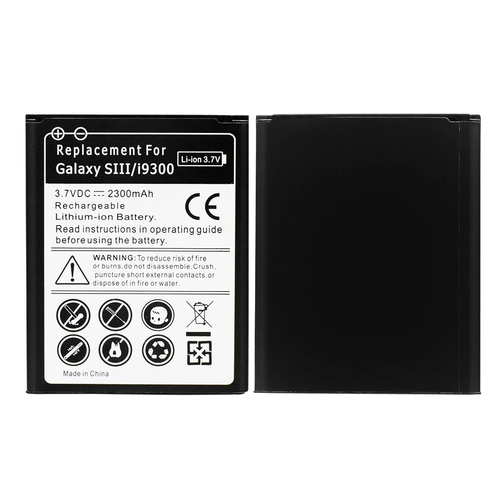 Прочный 3,7 V 2300mAh литий-ионный аккумулятор для samsung Galaxy S3 GT-i9300 I747