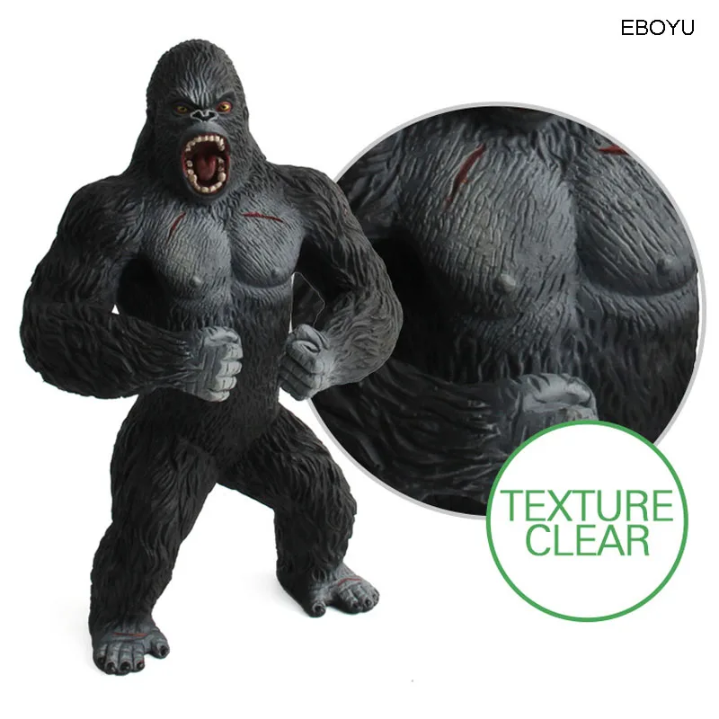 EBOYU игрушечная фигурка 7 5 &quotGorilla Ape Реалистичный дизайн статуэтка орангутана с