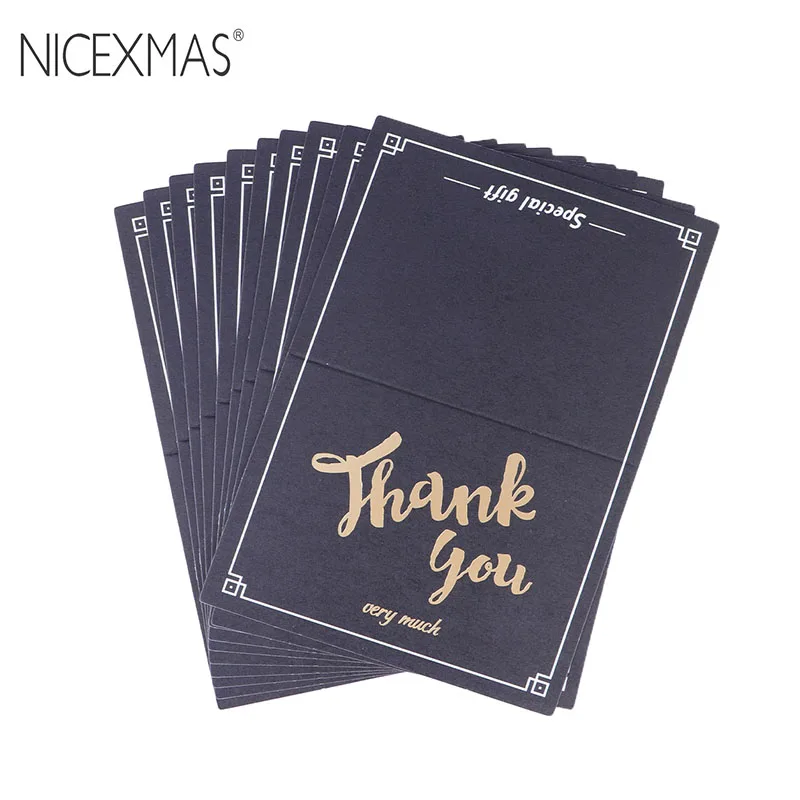 NICEXMAS 10 шт. открытки спасибо подарок пригласительные на Рождество выпускной день