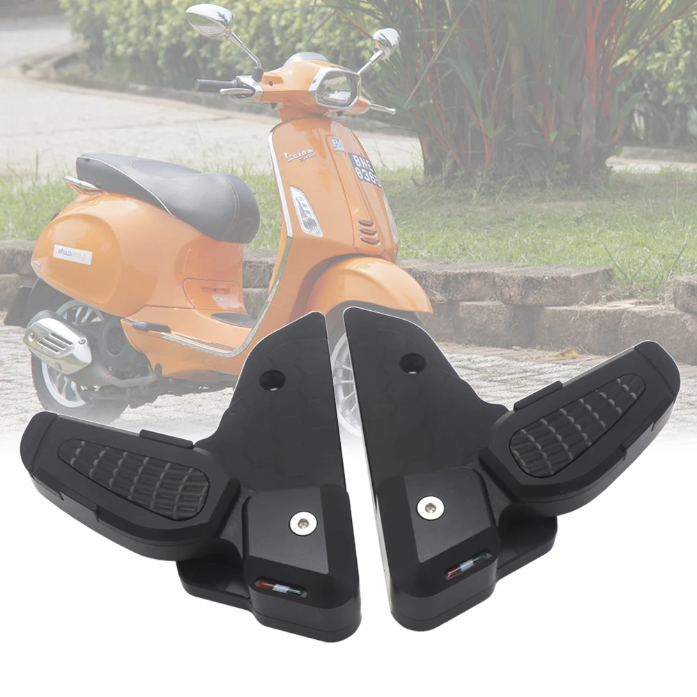 Складная Педаль для Vespa Primavera Sprint 150 мотоцикл задний Подножка для пассажира шаги для Vespa Primavera Sprint 150