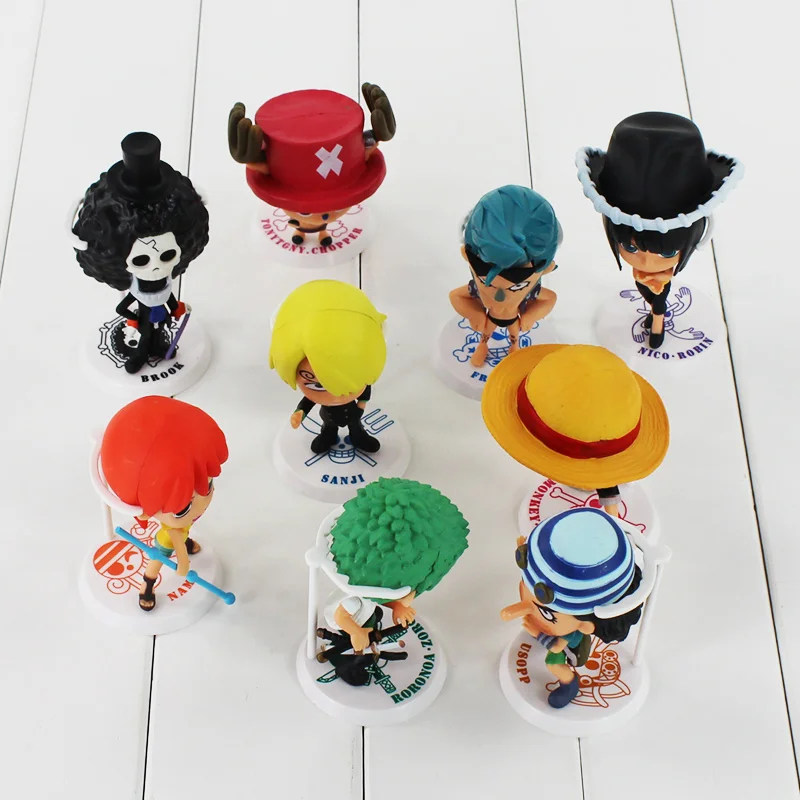 Фигурки героев японского аниме Luffy Chopper Robin Zoro Sanji Nami коллекционные модели игрушек