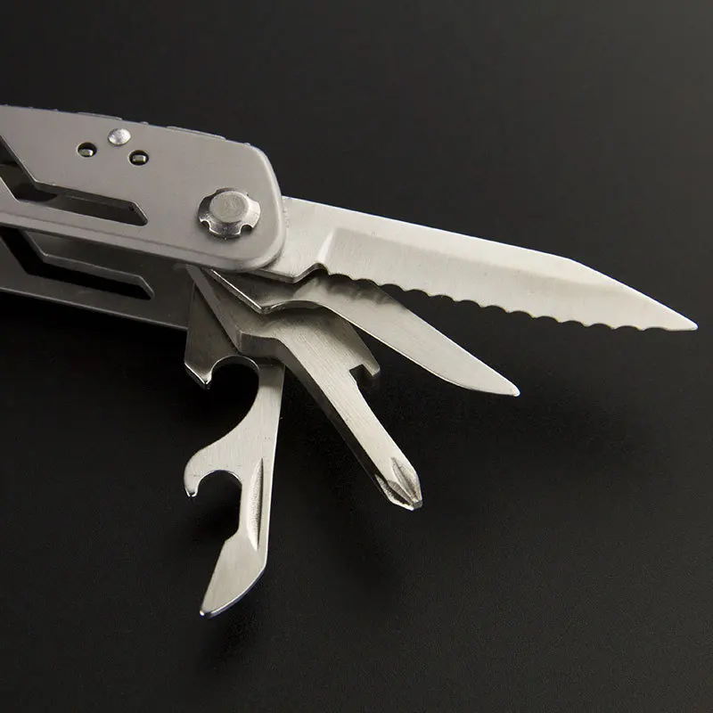 

Multi-function Pliers Tool Kit Set Nylon Pouch Nice Combination Stainless Steel Folding Knife Pliers for Camping Household
