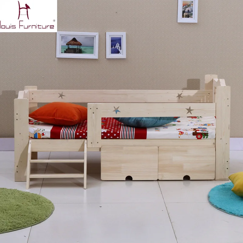 Деревянная детская кровать кроватка с ограждением|cot baby bed|beds woodwooden bed |