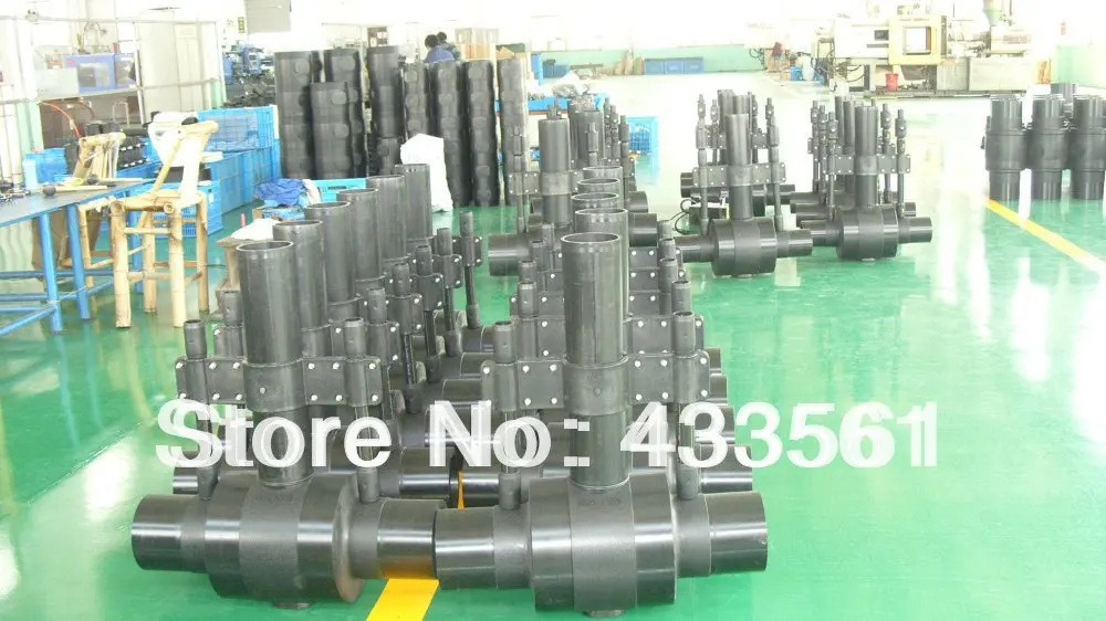 Высокое качество PE шаровые клапаны с одной очисткой для трубопровода природного