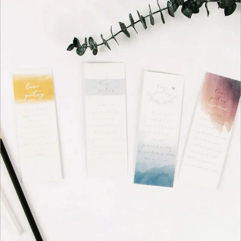 Бумажные закладки с буквенным алфавитом 30 шт./корт Детские Канцелярские