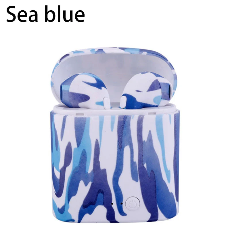 Модные маленькие беспроводные наушники TWS Bluetooth спортивные с микрофоном