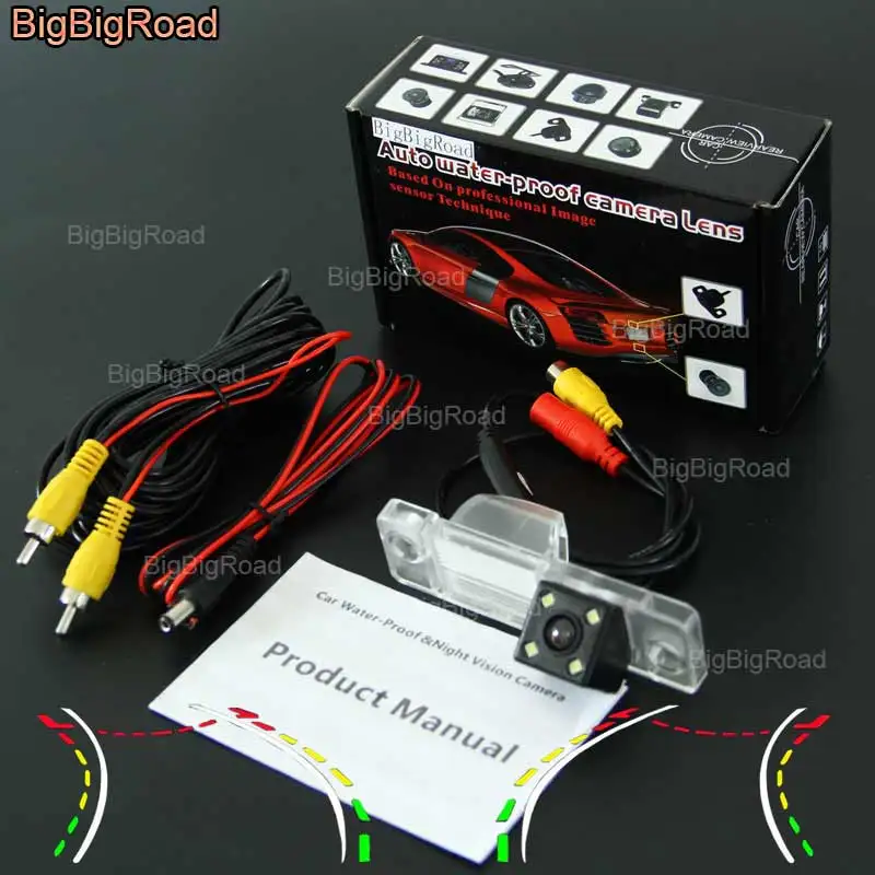 BigBigRoad Автомобильная интеллектуальная динамическая камера заднего вида с ночным