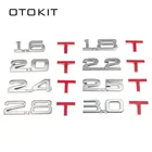 Новый автомобиль 3D Металл 1,6 T 1,8 T 2,0 T 2,8 T логотип наклейка эмблема значок наклейки для Mazda Киа Renault TOYOTA BMW Ford Focus стайлинга автомобилей