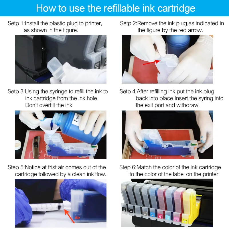 9 цветов/комплект картридж для принтера Epson SureColor P800 280|cartridge chip|cartridge capcartridge epson |
