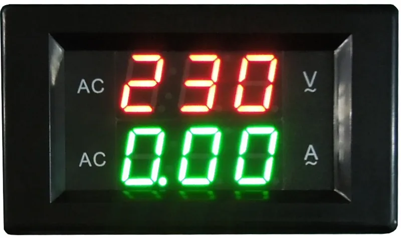 Цифровой измеритель тока Вольт Ампер напряжение амперы панельный вольтметр