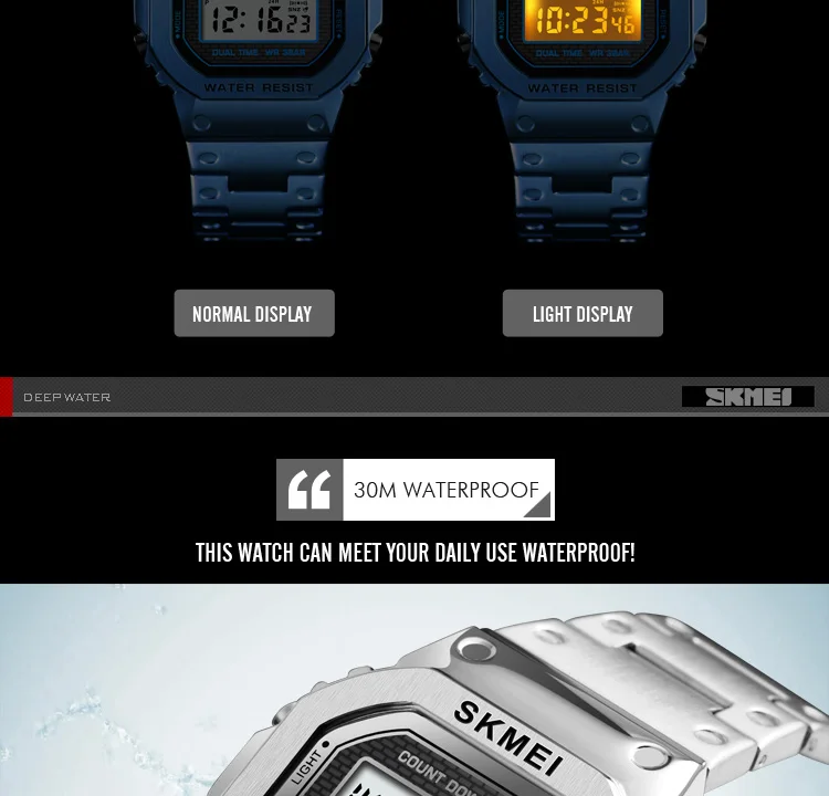 SKMEI Relogio Masculino 1456 мужские электронные цифровые часы с хронографом часы с двойным дисплеем спортивные часы мужские наручные часы