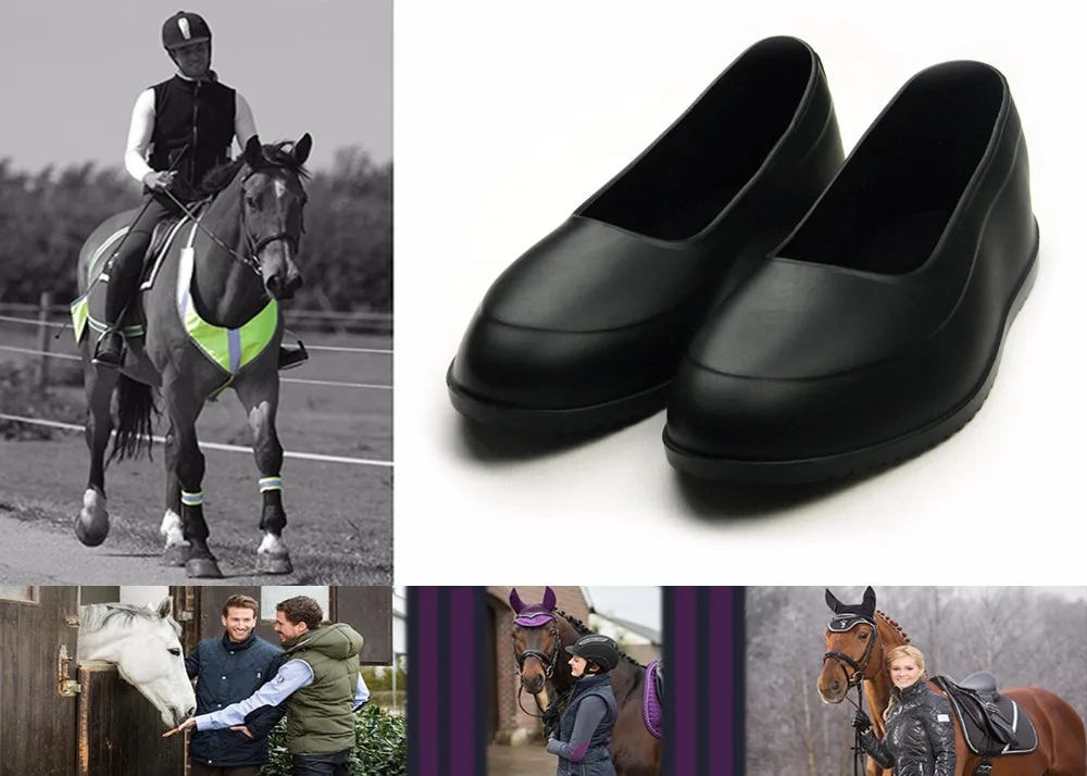 Мужские резиновые галоши WALFOS резиновый чехол от дождя водонепроницаемые для