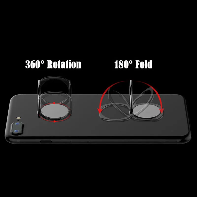 Универсальное автомобильное кольцо-держатель на палец для телефона iPhone X 8 7 6 S Plus