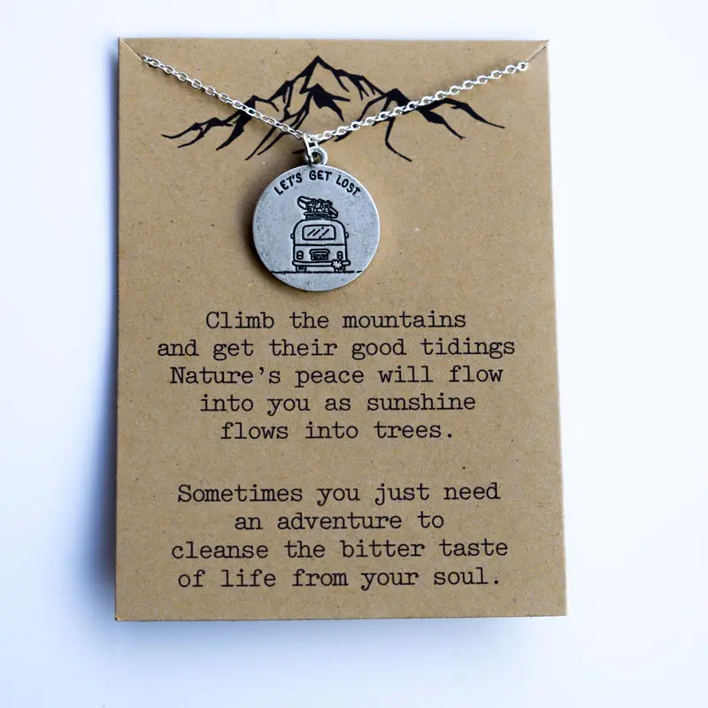 12 шт. колье Давайте потеряемся|Ожерелья с подвеской| |