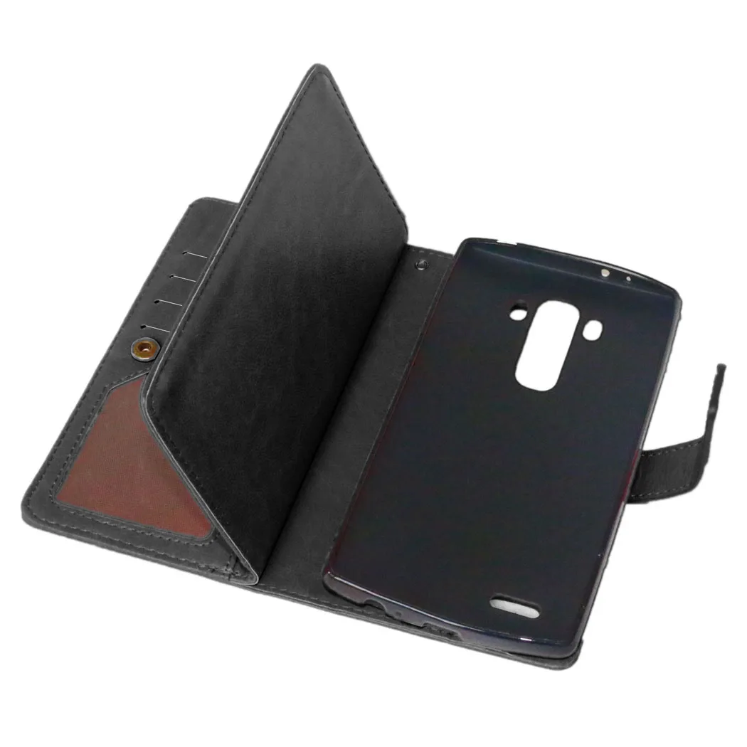 Чехол WolfRule для LG G4 кожаный флип чехол с отделением карт фоторамка кошелек