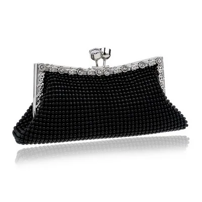 YM1168black SEKUSA женские вечерние сумочки с бриллиантами, маленькие сумочки, клатчи, сумочки, серебряные/Золотые/черные вечерние сумочки со стразами для свадьбы - Цвет: YM1168black