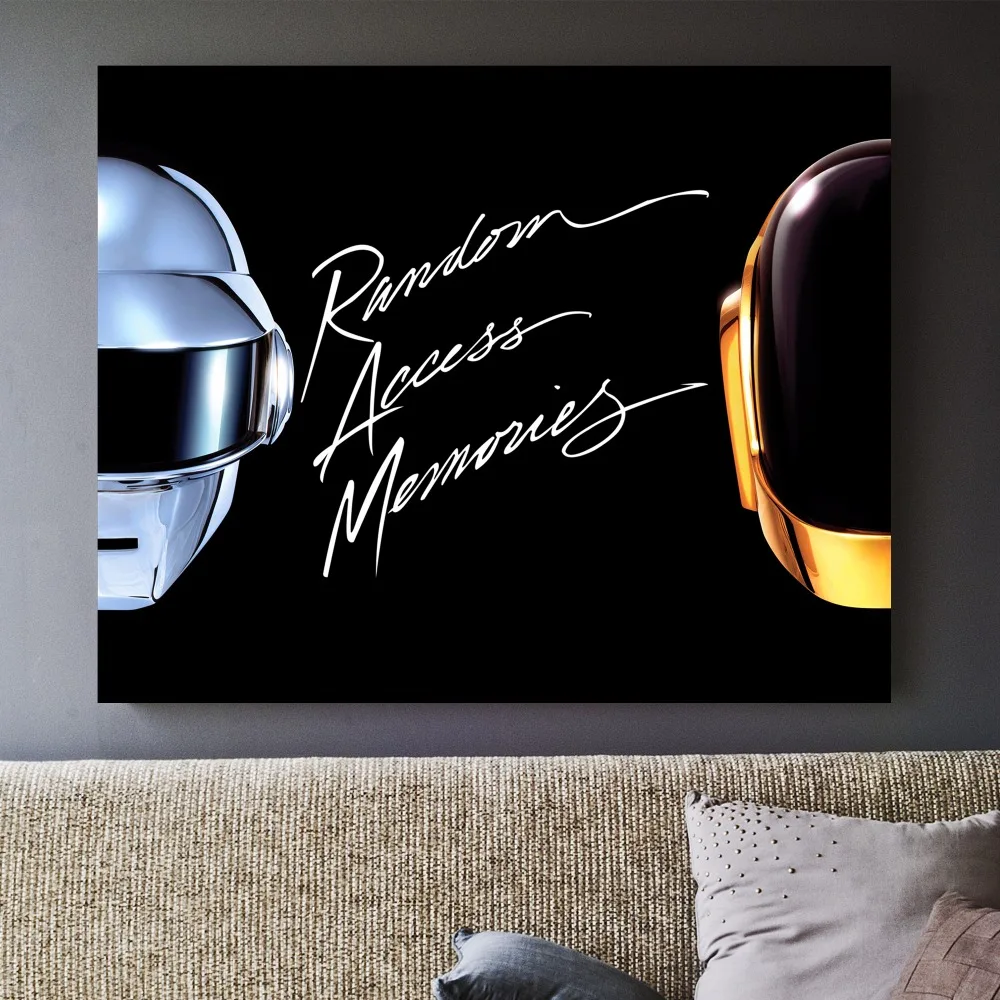 Daft панк случайный доступ воспоминания холст художественный Принт плакат