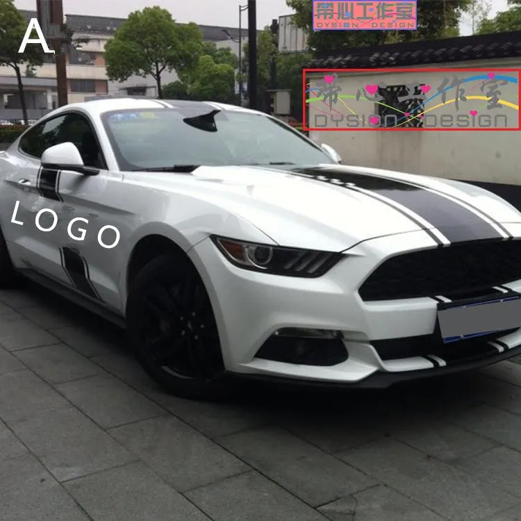 Индивидуальные кузова автомобиля головы/крыша/Хвост Стикеры для Ford Mustang/Mondeo Z2CA503