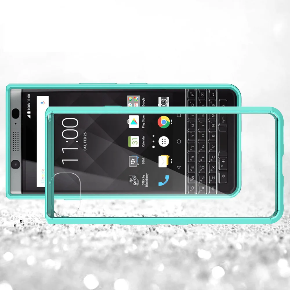 Ultra Thin TPU Acrylic Hard Case For Blackberry Keyone Transparent Crystal Clear Cover Keyone/Mercury/DTEK70 @ |