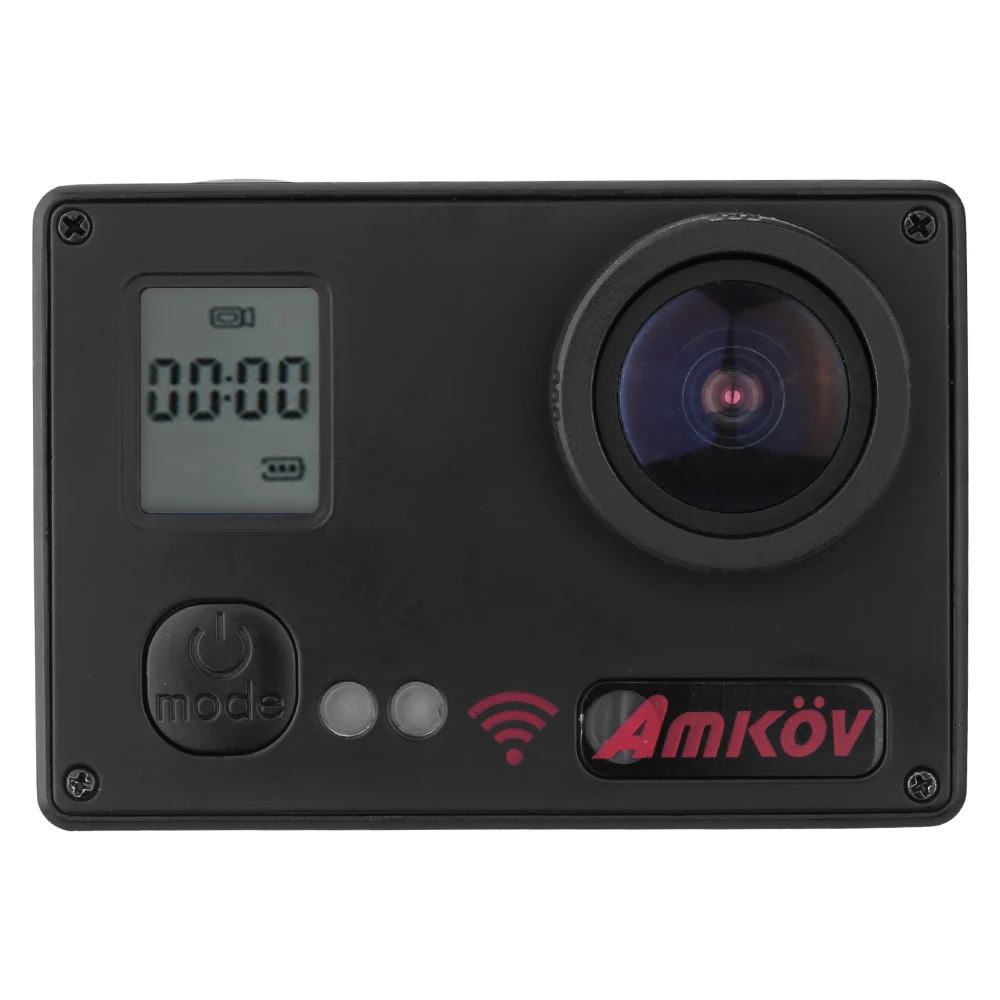 AMKOV AMK7000S 2," lcd Wifi 4 K(4096*2160) 10fps 1080 P 60fps Full HD 20MP Водонепроницаемая 40 m 170 ° широкоугольная экшн-Спортивная камера