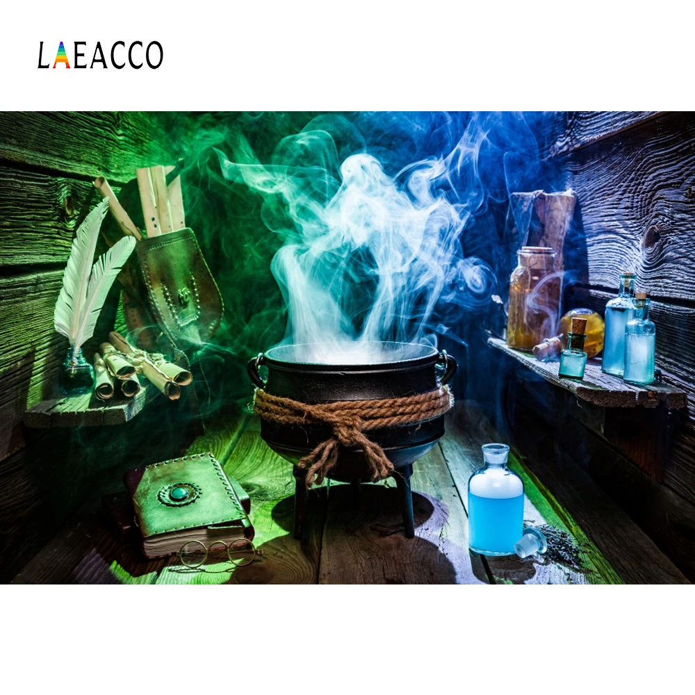 Фотофон Laeacco Magic House с триподом и бутылками сказочные фоны для фотосъемки детского