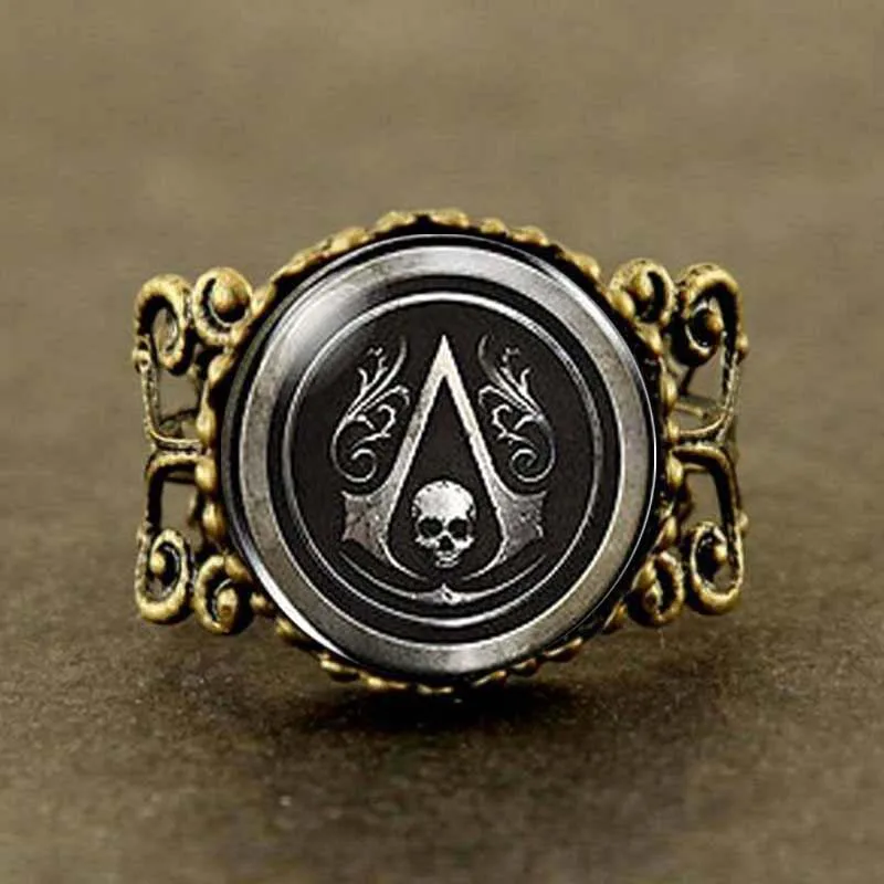 Мужское и женское кольцо в стиле стимпанк Undertale Alphys Mettaton из латуни для игр|jewelry