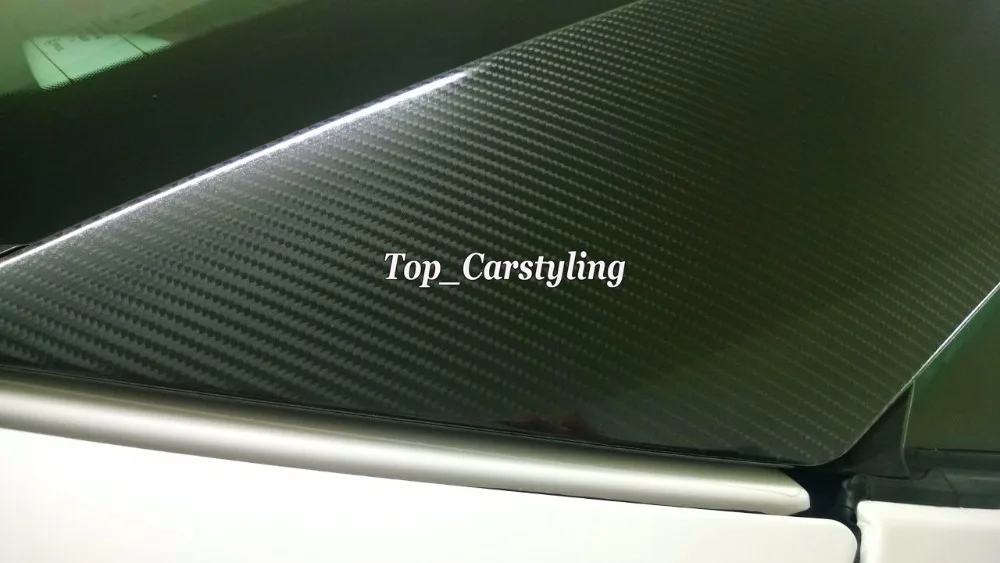 6D глянцевый винил из углеродного волокна для автомобильной оболочки 6d