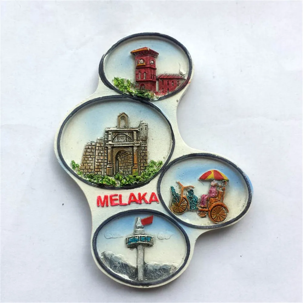 Новое поступление Malacca Малайзия магнит на холодильник туристический сувенир