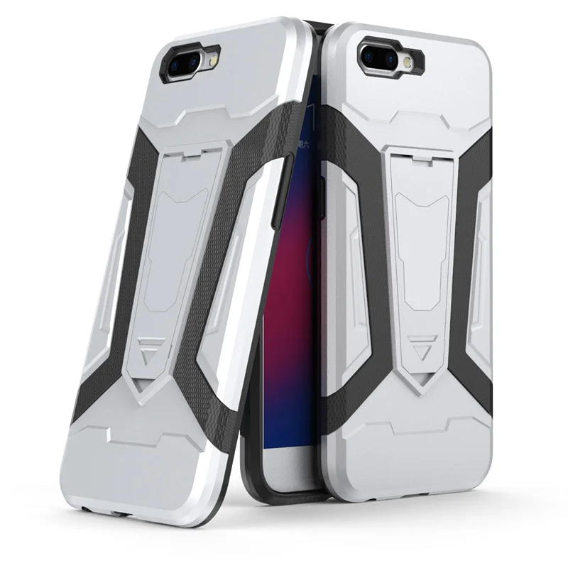 Pushingbest для Oppo R11 чехол противоударный антидетонационных Kickstand Броня Жесткий