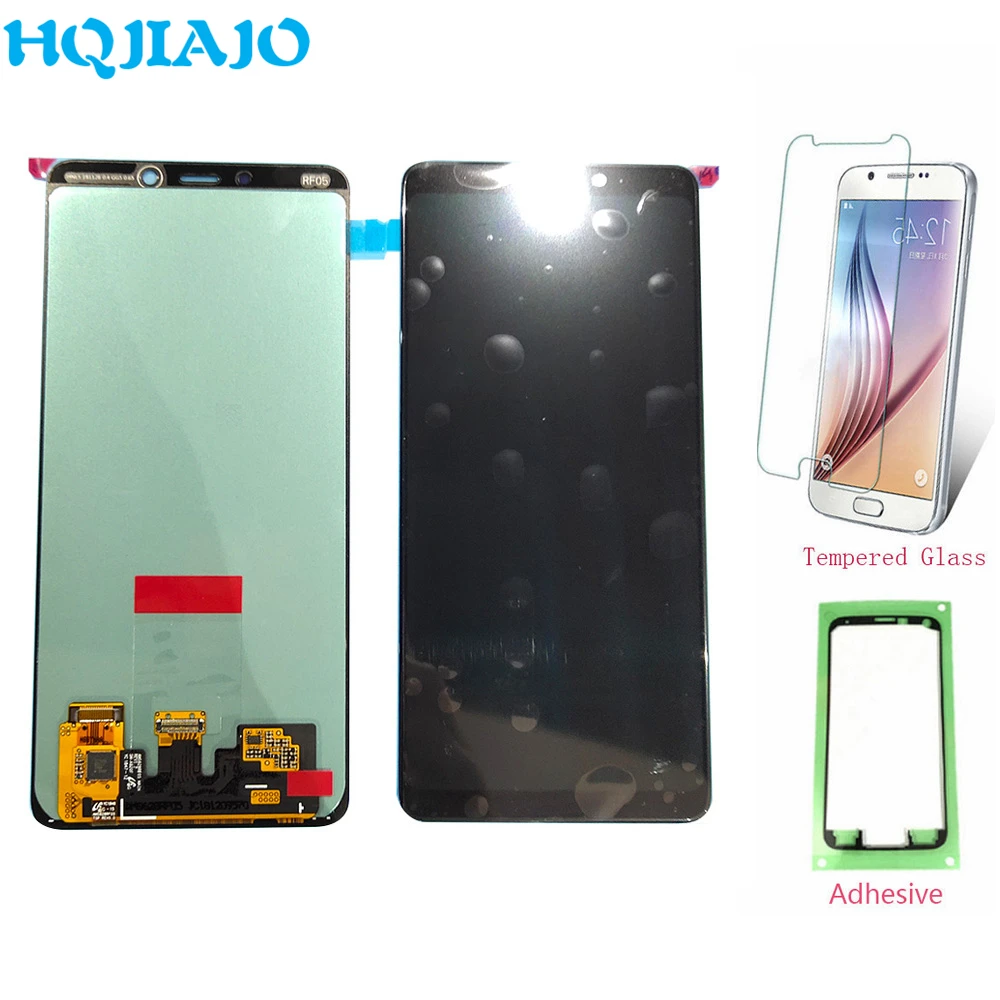 Super Amoled ЖК экран для Samsung A9 2018 A920 дисплей с дигитайзером сенсорного экрана в сборе