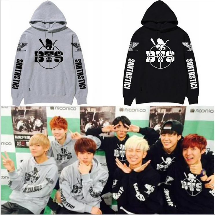 БЦ BangTan мальчики мВ же стиль sweatershirt Чжон Кук Цзиминь Джин J надеюсь СУГА мода