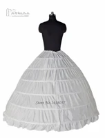 ball gown 6 hoop petticoats underskirt full crinoline for bridal wedding dress accessories free shipping