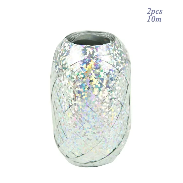 Silver balloon ribbo LAPHIL 14ppcs голубые розовые латексные воздушные шары для свадьбы вечеринки баллон Декоративный Надувной Мяч Гелиевый шар на день рождения - Цвет: Silver balloon ribbo